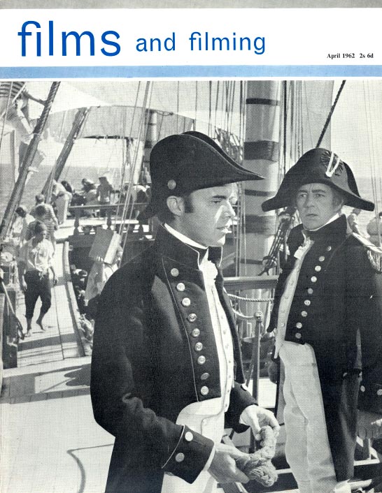 FILMS AND FILMING magazine cover Issue 91 April 1962