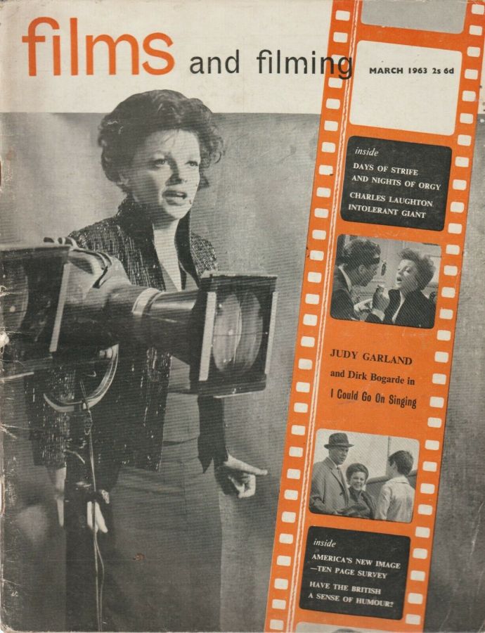FILMS AND FILMING magazine side cover Issue 102 March 1963
