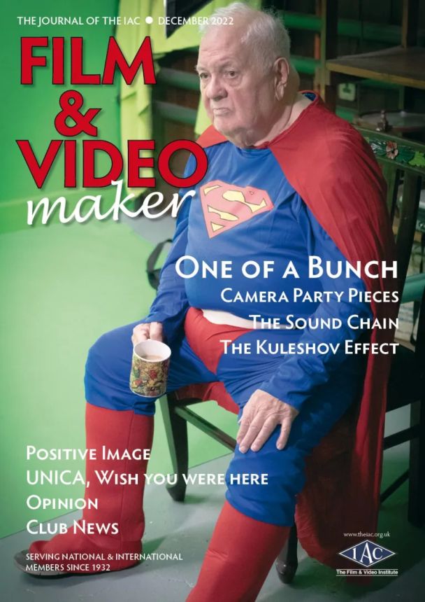AMATEUR FILM AND VIDEO MAKER magazine side cover  December 2022