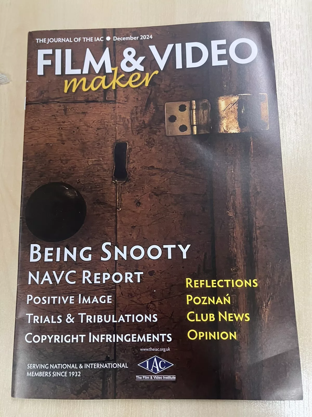 AMATEUR FILM AND VIDEO MAKER magazine cover  December 2024