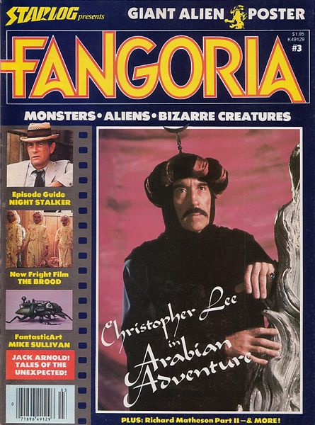 FANGORIA magazine cover Issue 3 December 1979