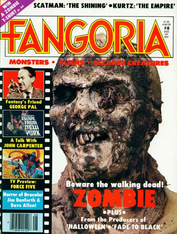 FANGORIA magazine cover Issue 8 October 1980