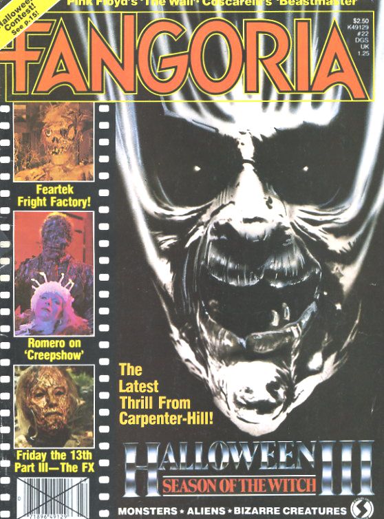 FANGORIA magazine cover Issue 22 October 1982