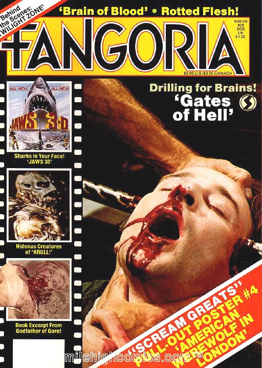 FANGORIA magazine cover Issue 29 September 1983