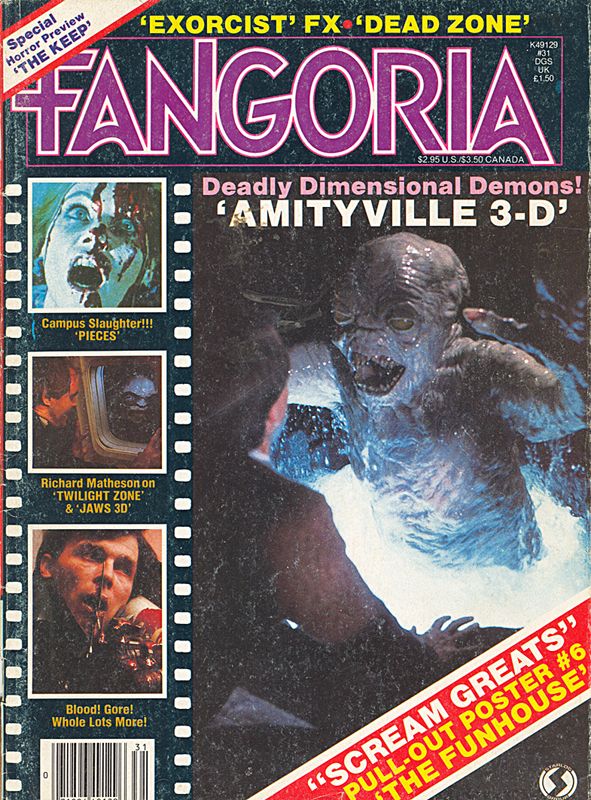 FANGORIA magazine cover Issue 31 December 1983