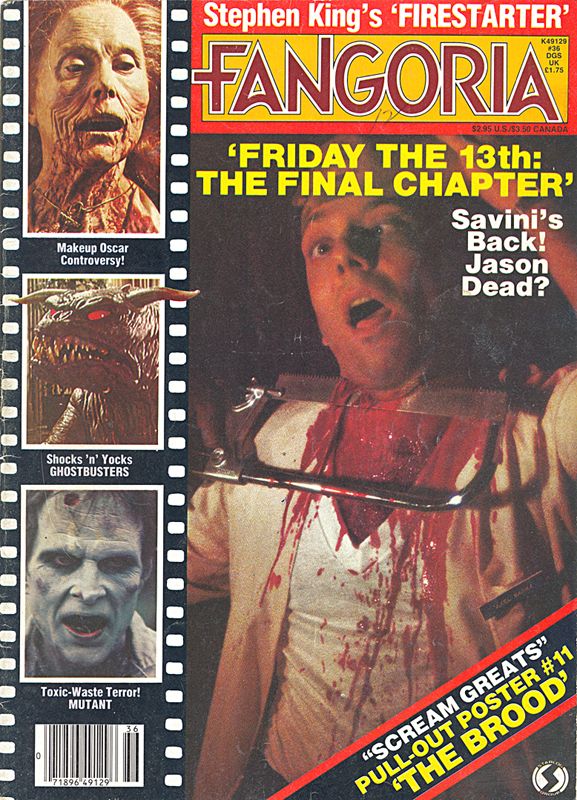 FANGORIA magazine cover Issue 36 July 1984