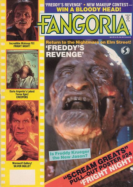 FANGORIA magazine side cover Issue 49 November 1985