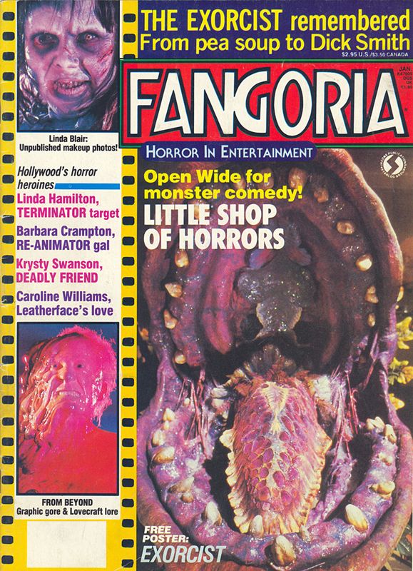 FANGORIA magazine cover Issue 60 January 1987