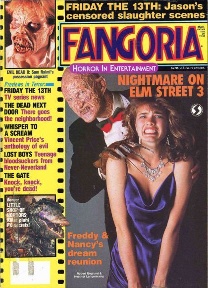 FANGORIA magazine cover Issue 62 April 1987