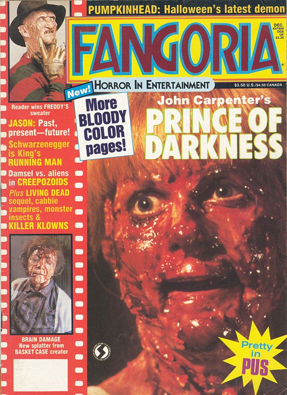 FANGORIA magazine cover Issue 69 December 1987