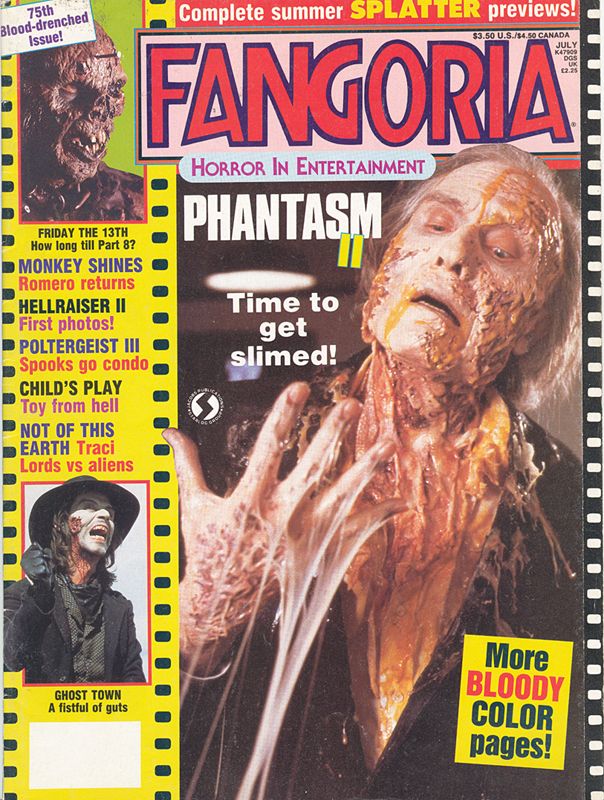 FANGORIA magazine cover Issue 75 July 1988