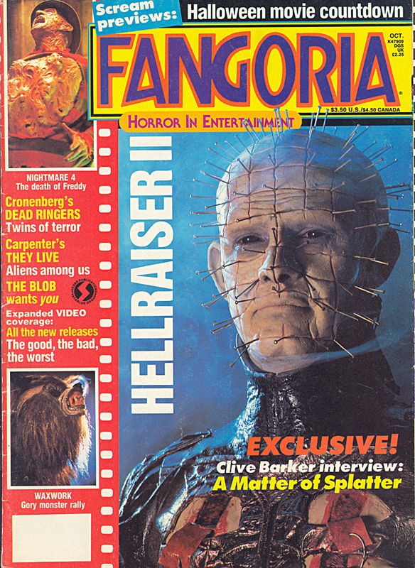 FANGORIA magazine cover Issue 78 October 1988