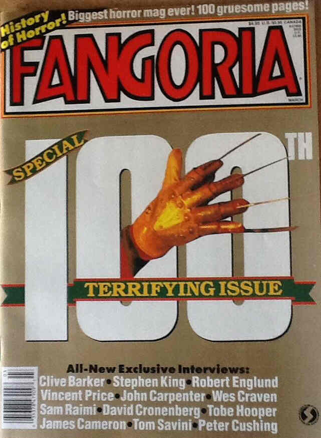 FANGORIA magazine cover Issue 100 March 1991