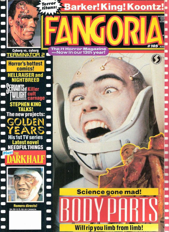 FANGORIA magazine cover Issue 105 August 1991