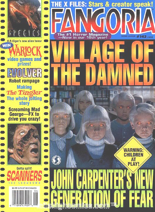 FANGORIA magazine cover Issue 143 June 1995