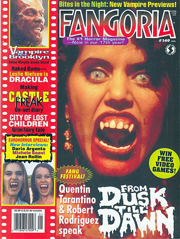 FANGORIA magazine cover Issue 149 January/February 1996