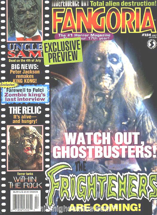 FANGORIA magazine cover Issue 154 July 1996