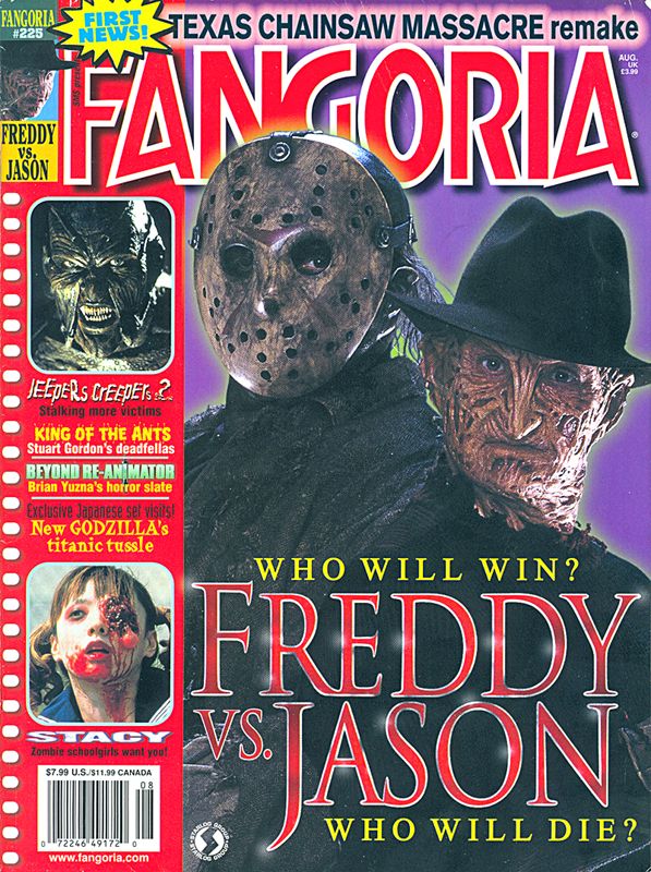FANGORIA magazine cover Issue 225 August 2003
