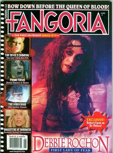FANGORIA magazine cover Issue 314 June 2012