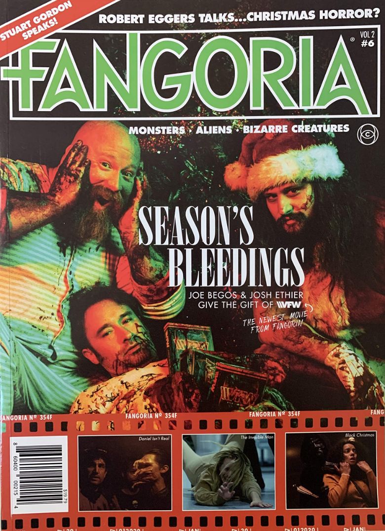 FANGORIA 2018 magazine side cover Issue 354  Vol 2 No  6  January 2020