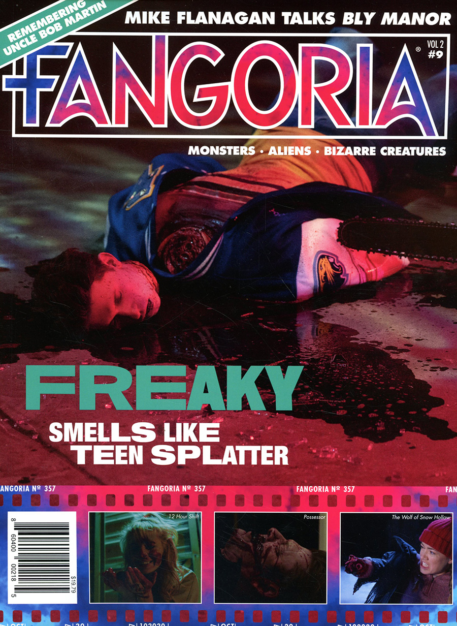 FANGORIA 2018 magazine side cover Issue 357  Vol 2 No  9  November 2020