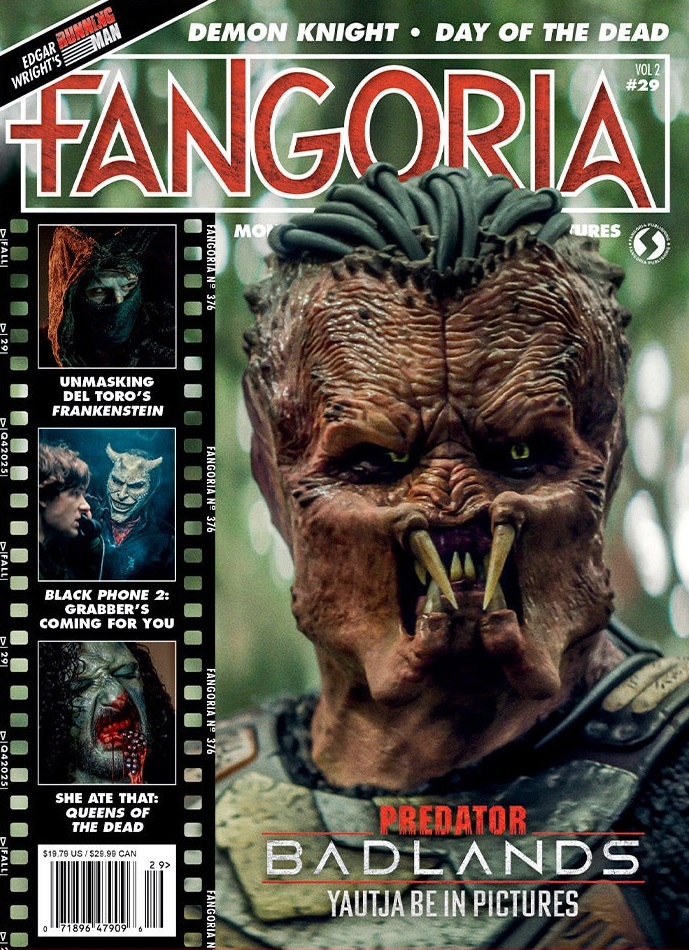 FANGORIA 2018 magazine side cover Issue 377  Vol 2 No  29 Fall 2025