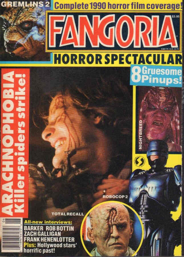 FANGORIA HORROR SPECTACULAR magazine cover Issue 1 October 1990