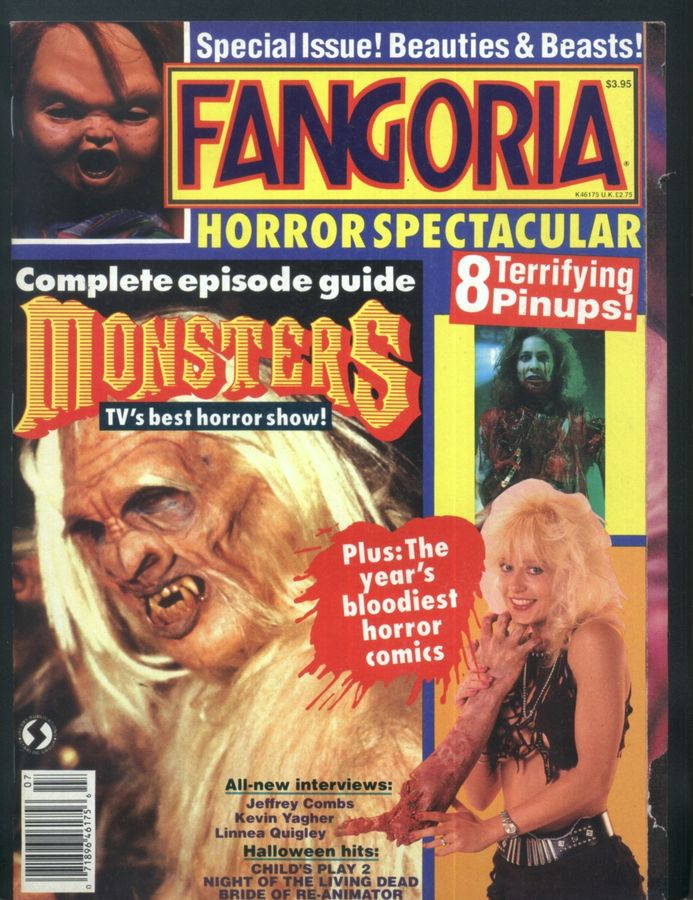 FANGORIA HORROR SPECTACULAR magazine cover Issue 2 January 1991