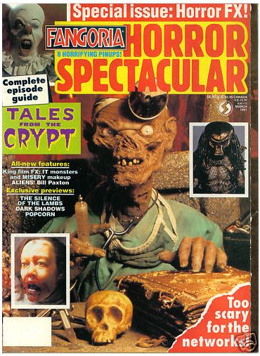 FANGORIA HORROR SPECTACULAR magazine cover Issue 3 March 1991