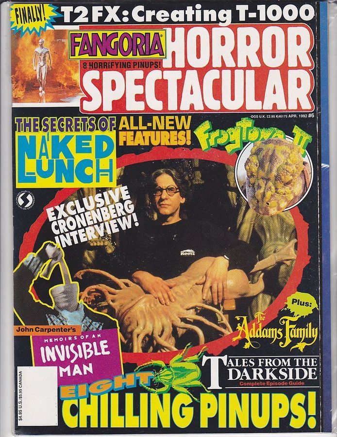 FANGORIA HORROR SPECTACULAR magazine cover Issue 6 April 1992