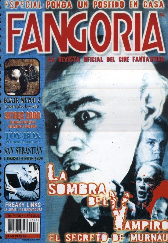 FANGORIA (Es) magazine cover Issue 4 March 2001