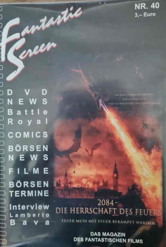 FANTASTIC SCREEN magazine cover Issue 40   2002