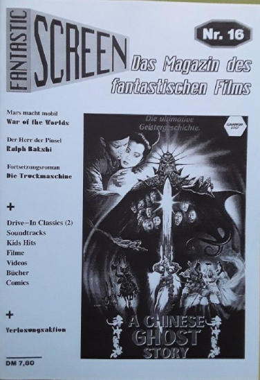 FANTASTIC SCREEN magazine cover Issue 16   