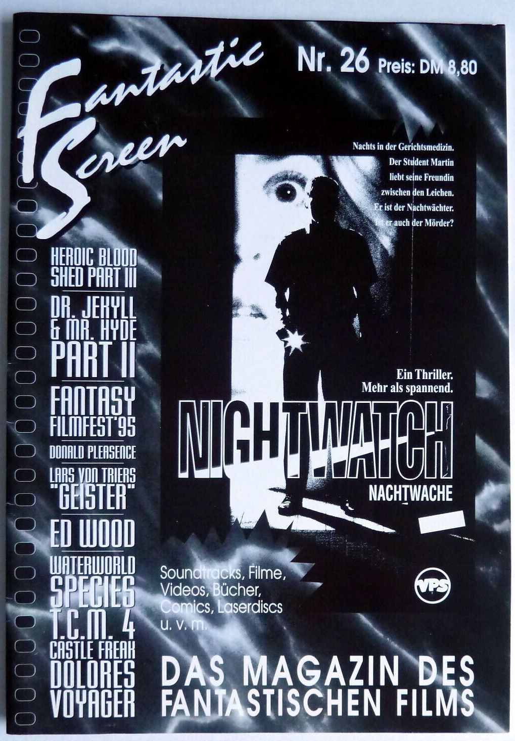 FANTASTIC SCREEN magazine side cover Issue 26   1996
