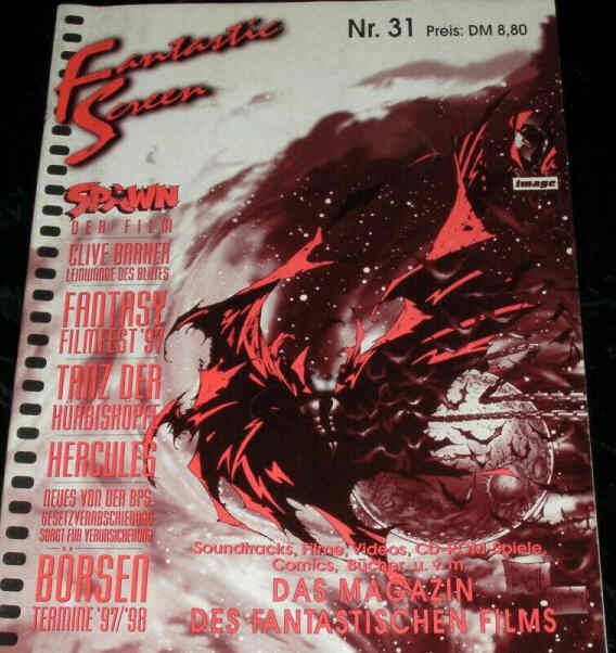 FANTASTIC SCREEN magazine cover Issue 31   