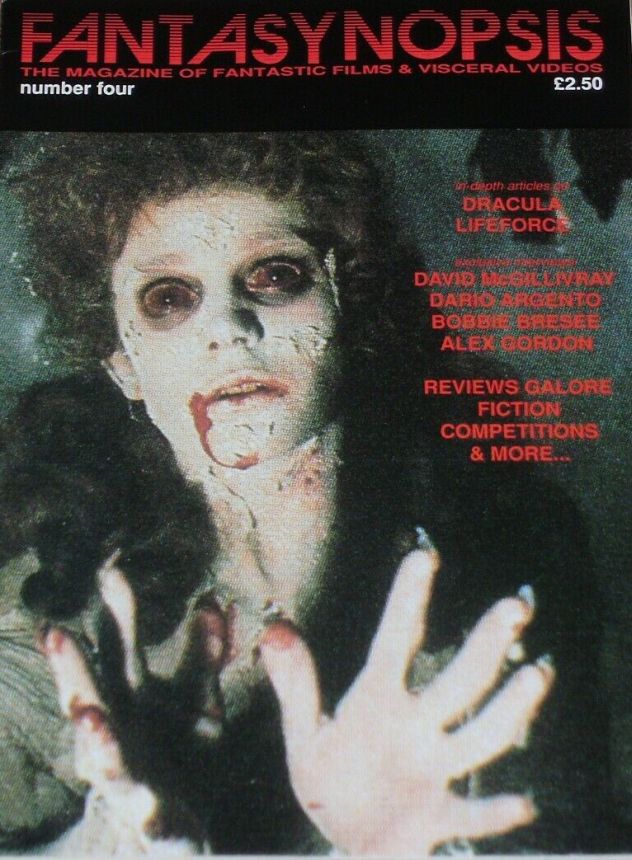FANTASYNOPSIS magazine side cover Issue 4  1991