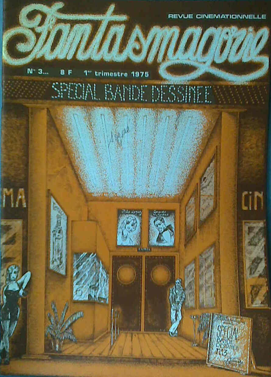 FANTASMAGORIE magazine side cover Issue 3  1975