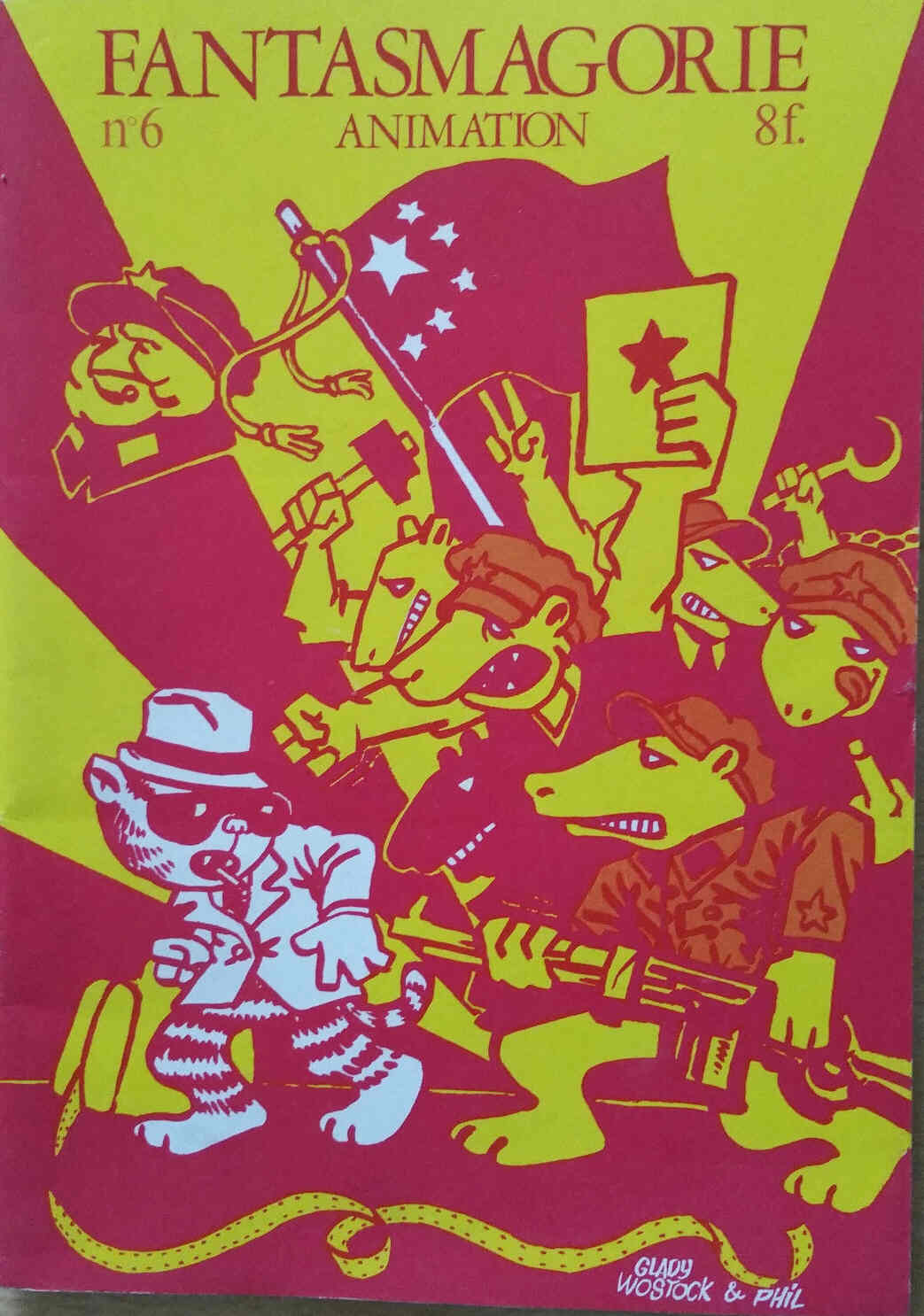 FANTASMAGORIE magazine side cover Issue 6  1976