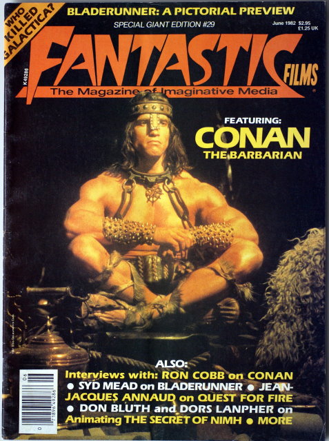FANTASTIC FILMS magazine cover Issue 29 June 1982