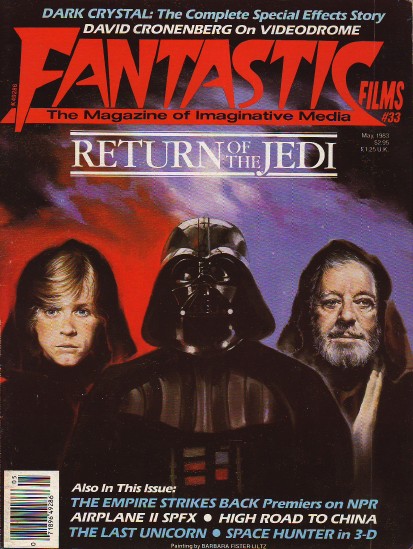 FANTASTIC FILMS magazine cover Issue 33 May 1983