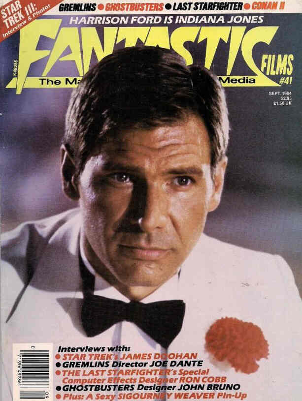 FANTASTIC FILMS magazine cover Issue 41 September 1984