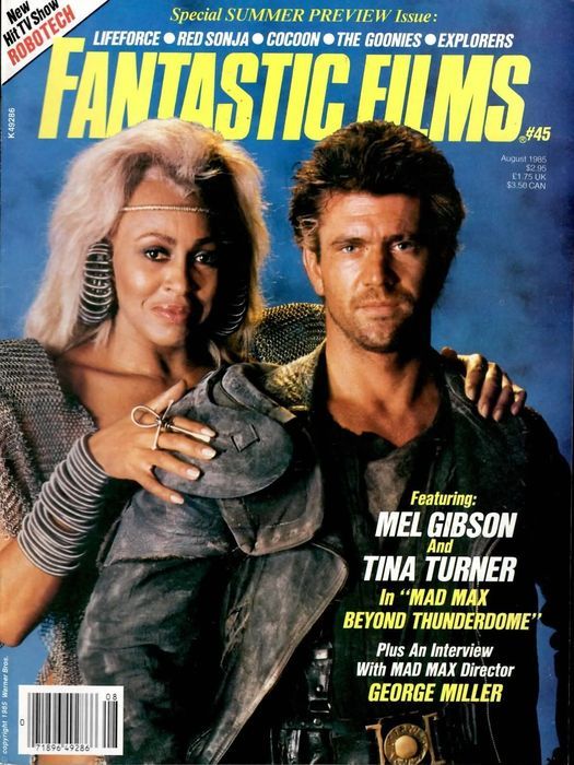 FANTASTIC FILMS magazine cover Issue 45 August 1985