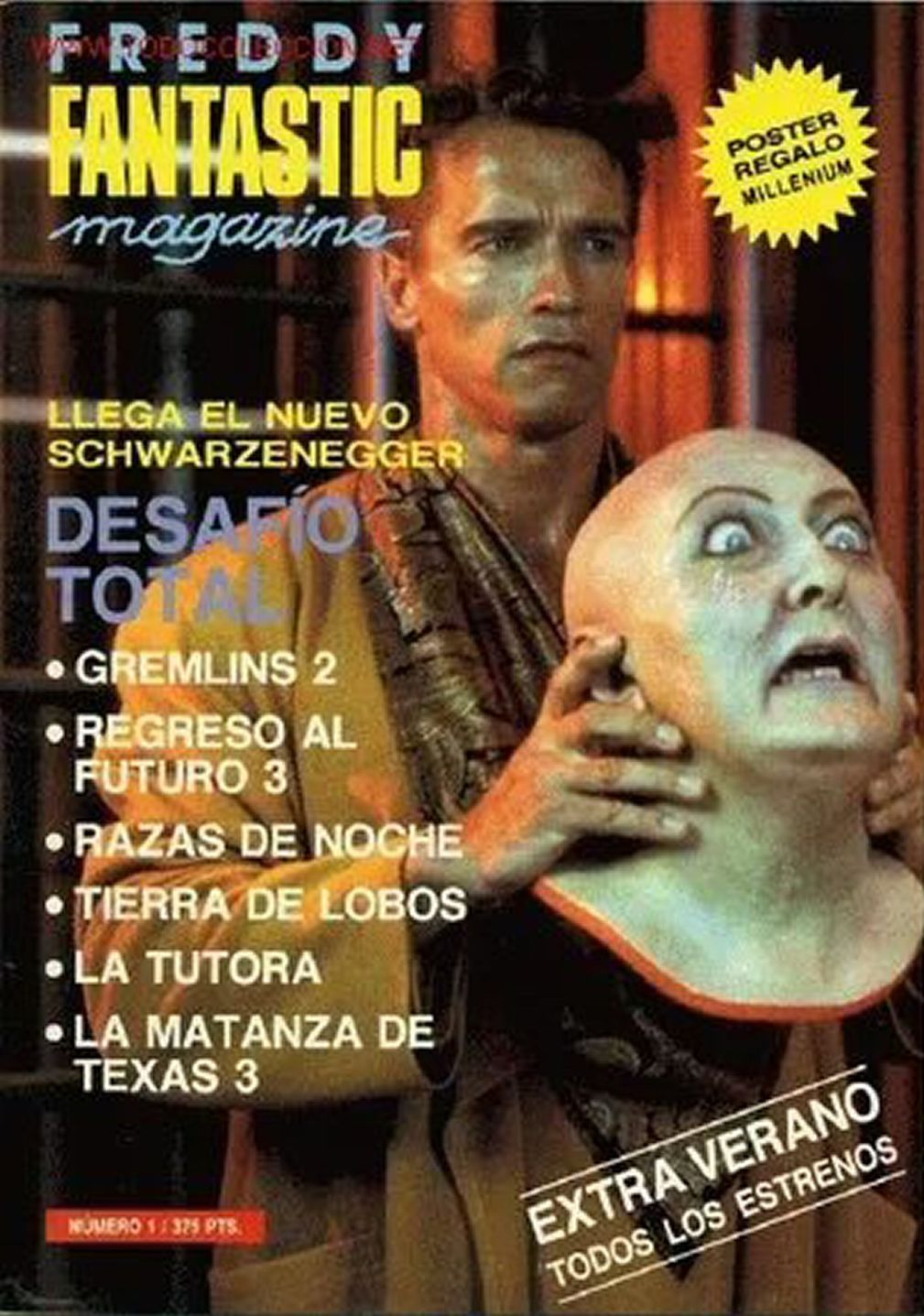 FANTASTIC MAGAZINE magazine cover Issue 1 September 1990