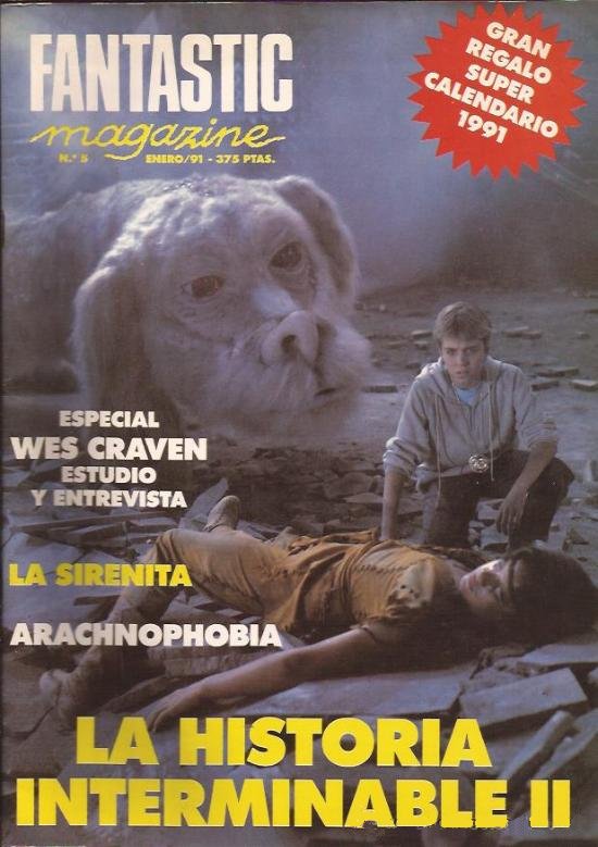 FANTASTIC MAGAZINE magazine cover Issue 5 January 1991