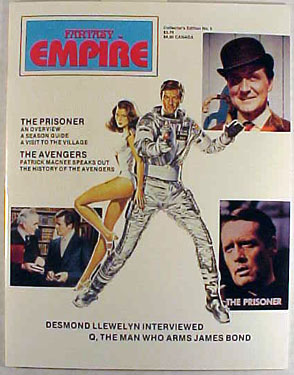 FANTASY EMPIRE magazine side cover Issue 5  Collector's Edition<br>(Reprint)  1984