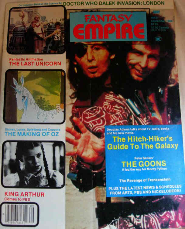 FANTASY EMPIRE magazine side cover Issue 13  1984
