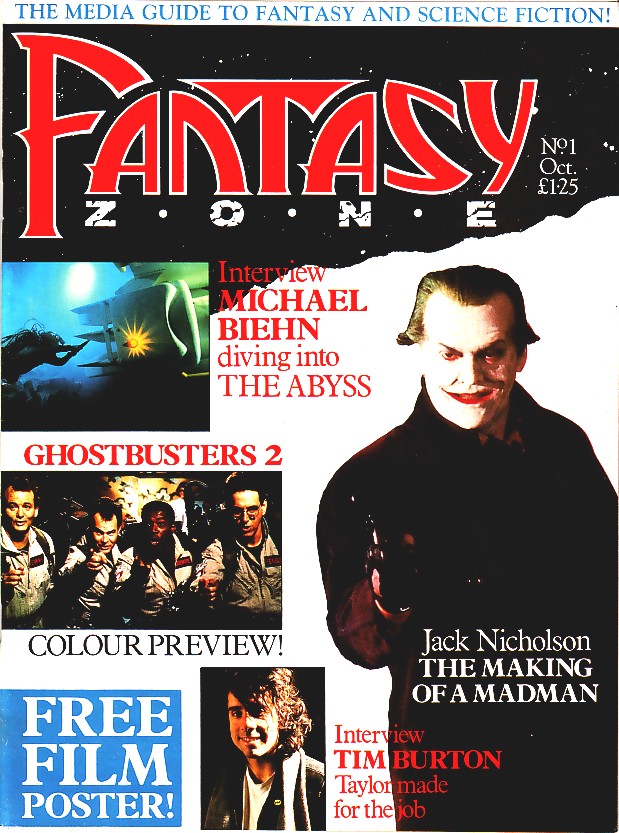FANTASY ZONE magazine cover Issue 1 October 1989