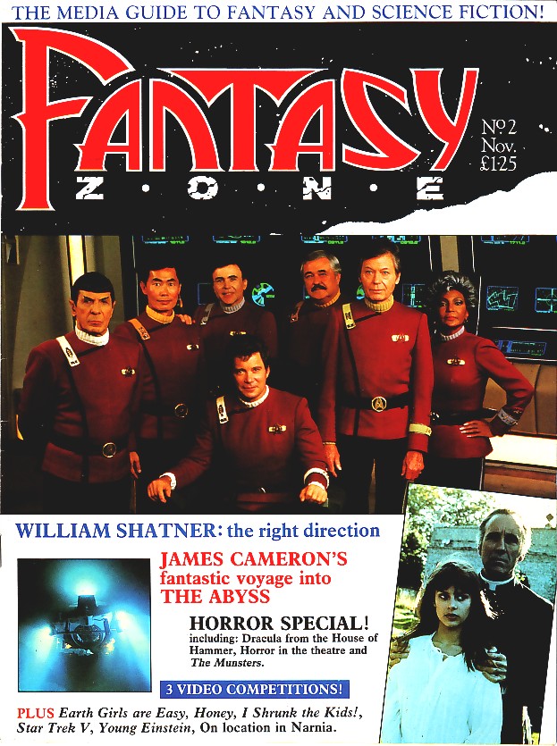 FANTASY ZONE magazine cover Issue 2 November 1989