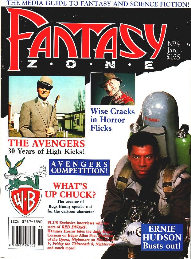FANTASY ZONE magazine cover Issue 4 January 1990