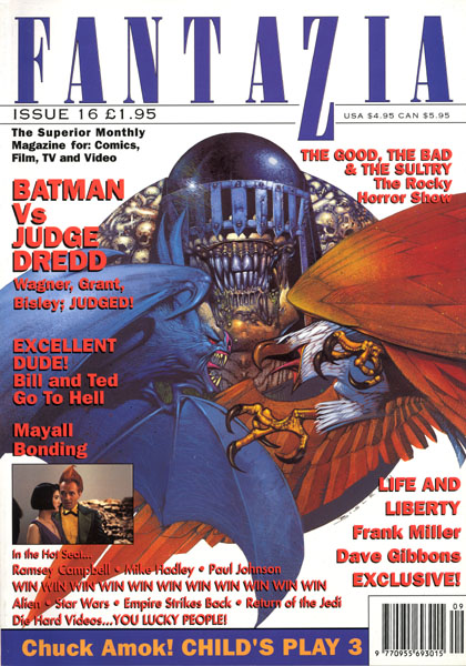 FANTAZIA magazine cover Issue 16 Fall 1991